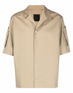 Рубашка с карманами на рукавах Givenchy