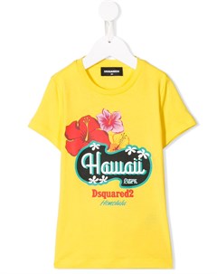 Футболка с принтом Hawaii Dsquared2 kids