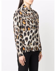 Куртка рубашка с леопардовым принтом 813