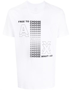 Футболка Free To Choose Armani exchange