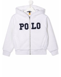 Худи на молнии с логотипом Ralph lauren kids