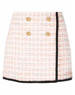 Твидовая юбка с контрастной отделкой Chiara ferragni