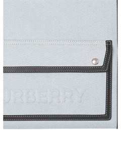 Маленький клатч с тисненым логотипом Burberry