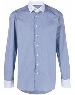 Полосатая рубашка с контрастным воротником Etro