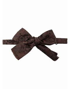 Жаккардовый галстук бабочка с бахромой Dolce&gabbana