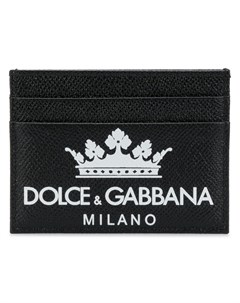Визитница с принтом логотипа Dolce&gabbana