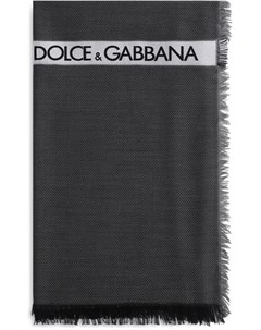 Шарф с логотипом Dolce&gabbana