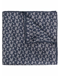 Шелковый платок с абстрактным принтом Canali
