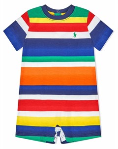 Комбинезон в полоску с логотипом Polo Pony Ralph lauren kids