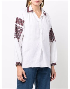 Рубашка с вышивкой Nili lotan