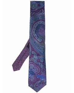 Шелковый галстук с принтом пейсли Etro