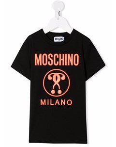 Футболка с логотипом Moschino kids