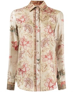 Блузка с цветочным принтом Pierre-louis mascia