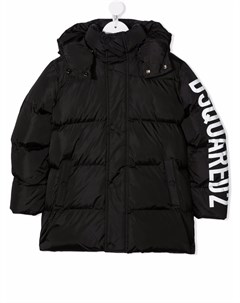 Пуховик с логотипом Dsquared2 kids