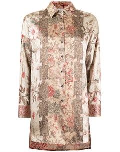 Блузка с цветочным принтом Pierre-louis mascia