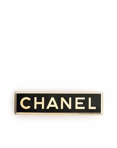 Брошь 2000 х годов с логотипом Chanel pre-owned