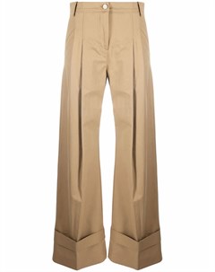 Расклешенные брюки чинос с завышенной талией Victoria victoria beckham