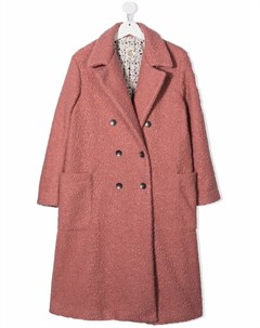 Однобортное пальто Giorgia Caffé d'orzo