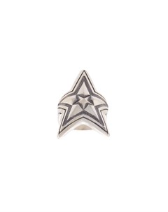 Кольцо в форме звезды с гравировкой Cody sanderson