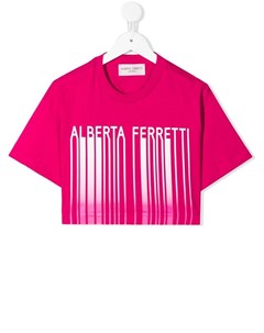 Футболка с логотипом Alberta ferretti kids