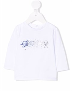 Топ с длинными рукавами и кристаллами Givenchy kids