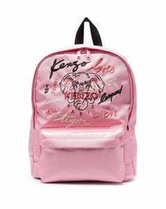Рюкзак с вышитым логотипом Kenzo kids