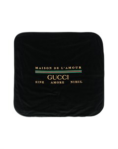 Одеяло Maison De L Amour Web с логотипом Gucci kids