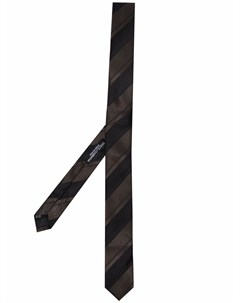 Шелковый галстук в диагональную полоску Dolce&gabbana