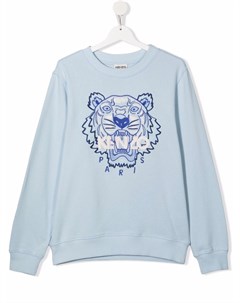 Толстовка из органического хлопка с вышивкой Kenzo kids