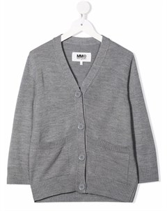 Кардиган с V образным вырезом Mm6 maison margiela kids