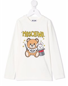 Футболка с принтом Moschino kids