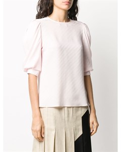Жаккардовая блузка с пышными рукавами Givenchy