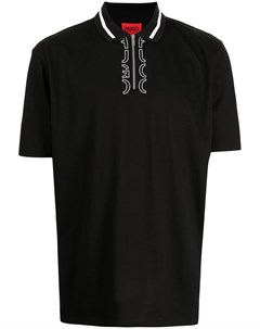 Рубашка поло с короткими рукавами и логотипом Hugo