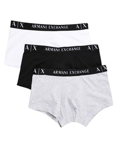 Комплект боксеров с логотипом Armani exchange