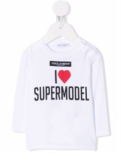 Футболка I Love Supermodel Dolce & gabbana kids