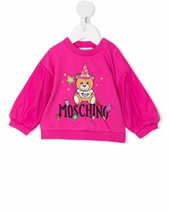 Топ с длинными рукавами и принтом Teddy Bear Moschino kids