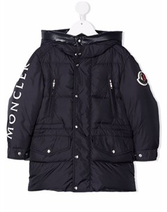 Пуховик с логотипом Moncler enfant