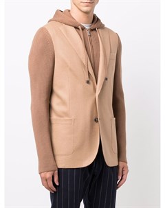 Многослойный пиджак с капюшоном Eleventy
