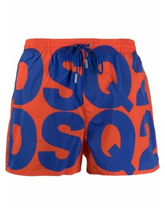 Плавки шорты с логотипом DSQ2 Dsquared2