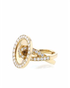 Кольцо Boutonniere из желтого золота с бриллиантами Van cleef & arpels