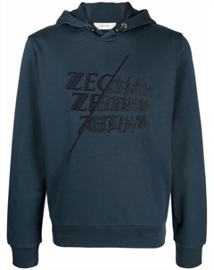 Худи с вышитым логотипом Z zegna