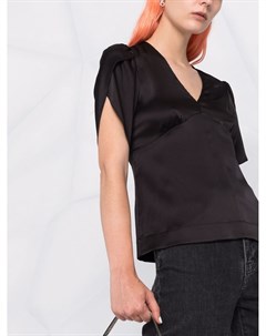 Приталенная блузка с короткими рукавами Pinko