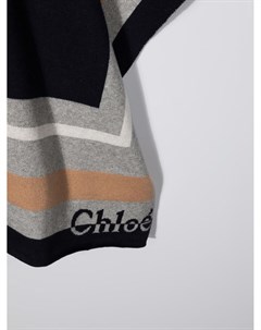 Пальто в стиле колор блок Chloé kids