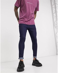 Эластичные джинсы цвета индиго с напылением Asos design