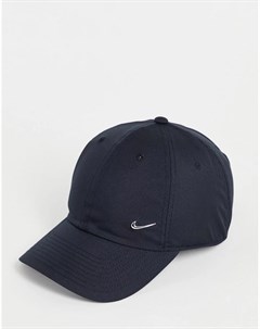 Черная кепка с металлическим логотипом в виде галочки 943092 943092 Nike