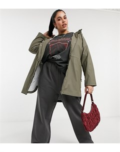 Макинтош дождевик цвета хаки Vero moda curve