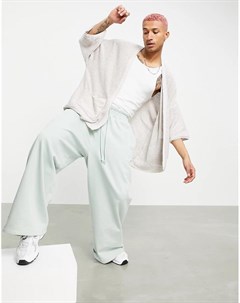 Трикотажный oversized кардиган многооттеночной окраски Asos design