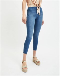 Укороченные синие джинсы скинни с очень высокой талией Steffi Miss selfridge