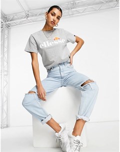 Серая футболка в стиле бойфренда Ellesse