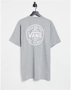 Серая футболка с короткими рукавами Tried and True Vans